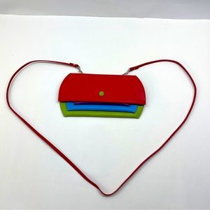 Hester Van Eeghen Luxury Womens Clutch/Crossbody Purse From Italy Boho, Y2k